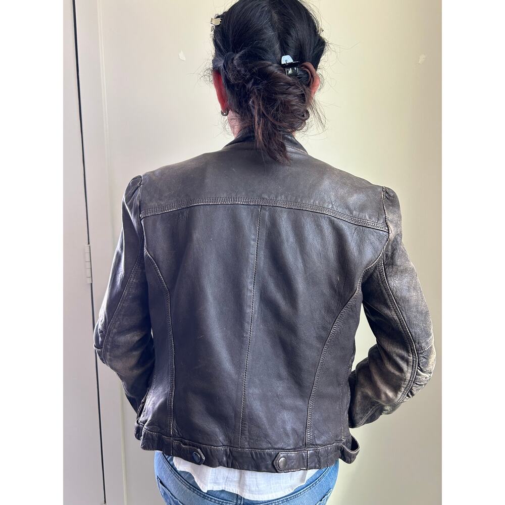 Zara Leather Jacket - Picture 3 of 8